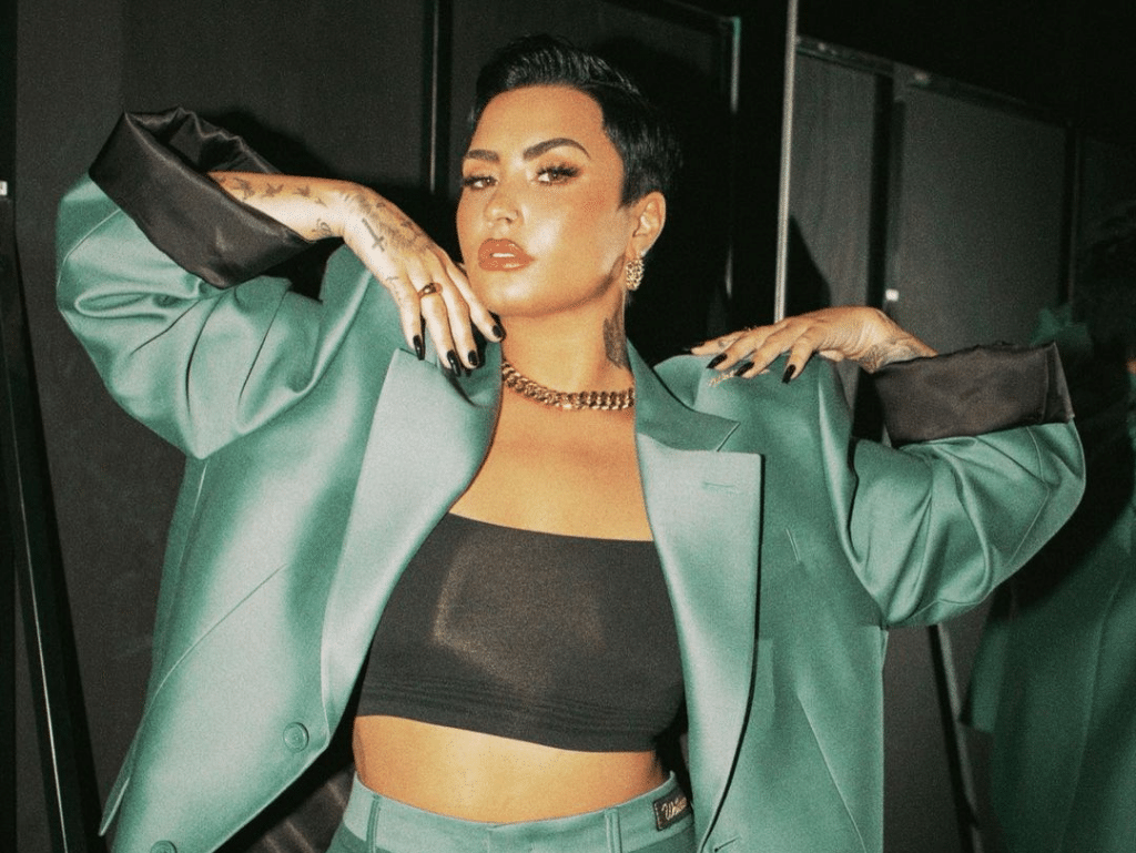 demi lovato non binary header