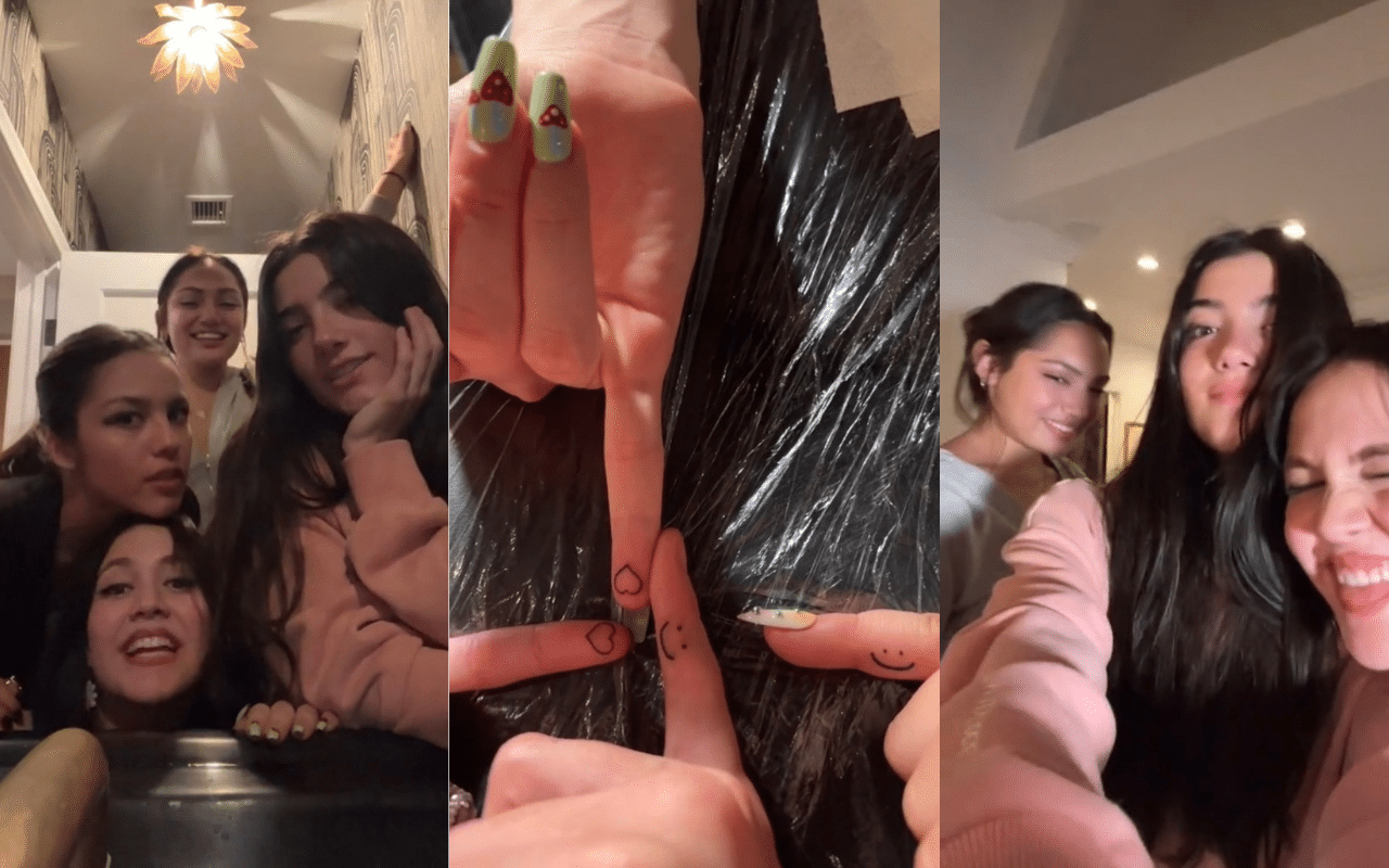 Olivia Rodrigo, Charli D'Amelio, Iris Apatow, and Avani Gregg Got Matching  Friendship Tattoos Together—See Video