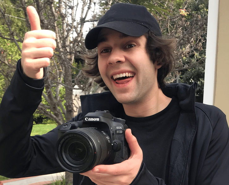 david dobrik's vlog camera