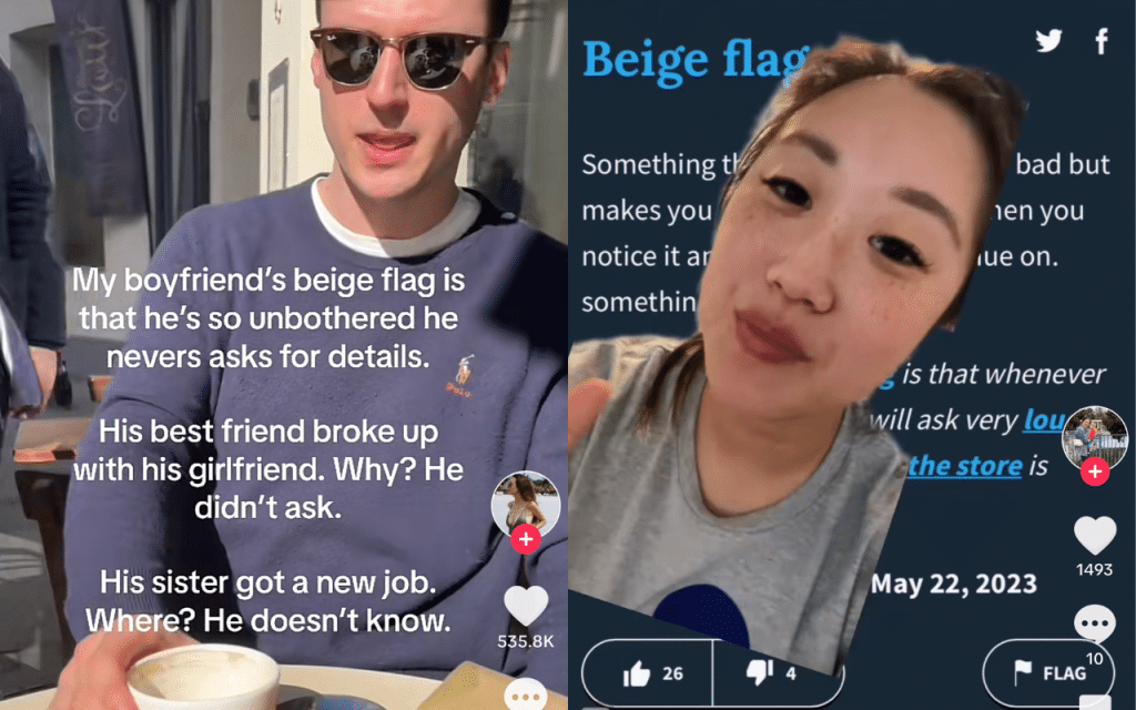 What is a ‘Beige Flag’? The Latest Dating Trend Sweeping TikTok
